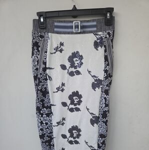 Byron Lars Black and White Sequins Skirt 2